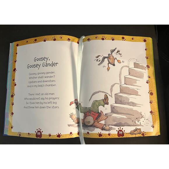 Nursery Rhymes BOOK Childrens Family HC Classic Treasury 383p Poetry Poems Good - Picture 6 of 10